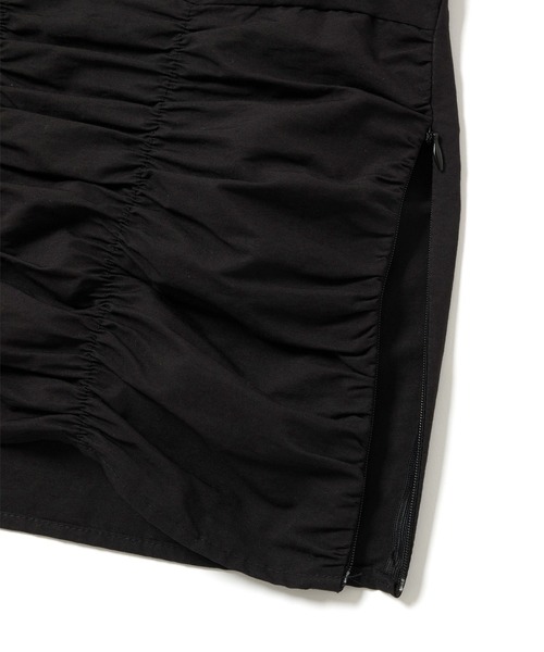 M TO R（ムウトアール）の「［TOPS］VTG GATHER CAMISOLE（キャミソール・レディース・ブラック・38/36）」の3枚目の写真