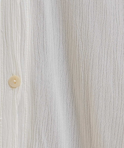 KATHARINE ROSS（キャサリンロス）の「【KATHARINE ROSS】クレープテントシルエットチュニック（チュニック・レディース・カーキ/チャコールグレー/ホワイト・MEDIUM）」の8枚目の写真