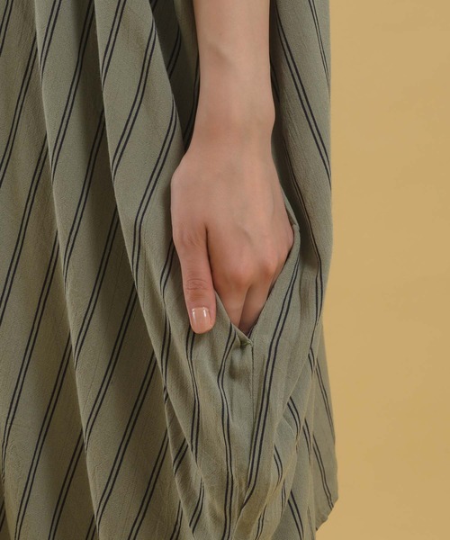 KATHARINE ROSS（キャサリンロス）の「【KATHARINE ROSS】クレープテントシルエットチュニック（チュニック・レディース・カーキ/チャコールグレー/ホワイト・MEDIUM）」の22枚目の写真