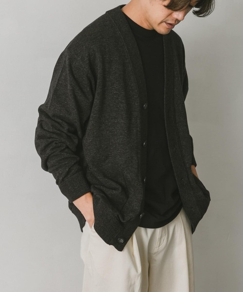 URBAN RESEARCH DOORS（アーバンリサーチドアーズ）の「インディゴライクニットカーディガン（カーディガン/ボレロ・メンズ・ブラック/ブルー/ネイビー・MEDIUM/LARGE）」の19枚目の写真