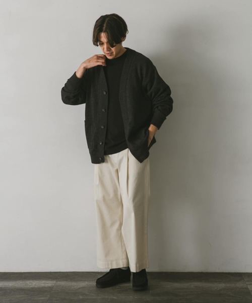 URBAN RESEARCH DOORS（アーバンリサーチドアーズ）の「インディゴライクニットカーディガン（カーディガン/ボレロ・メンズ・ブラック/ブルー/ネイビー・MEDIUM/LARGE）」の20枚目の写真