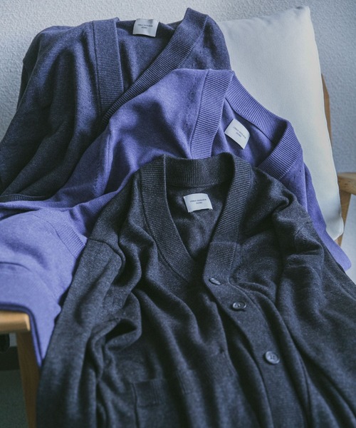 URBAN RESEARCH DOORS（アーバンリサーチドアーズ）の「インディゴライクニットカーディガン（カーディガン/ボレロ・メンズ・ブラック/ブルー/ネイビー・MEDIUM/LARGE）」の22枚目の写真