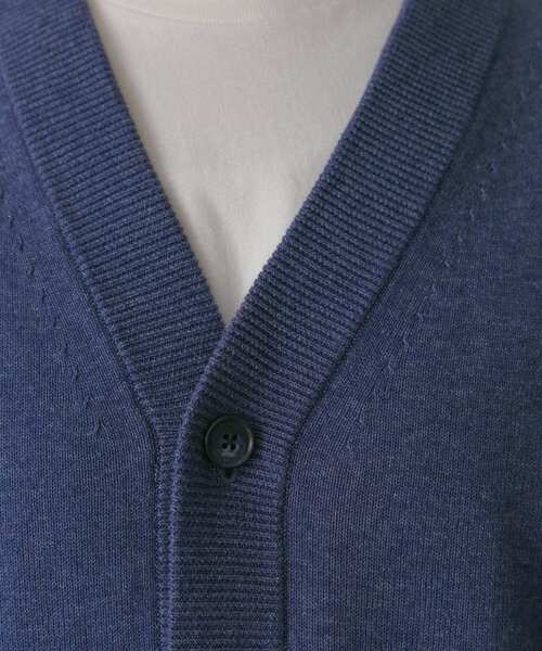 URBAN RESEARCH DOORS（アーバンリサーチドアーズ）の「インディゴライクニットカーディガン（カーディガン/ボレロ・メンズ・ブラック/ブルー/ネイビー・MEDIUM/LARGE）」の17枚目の写真