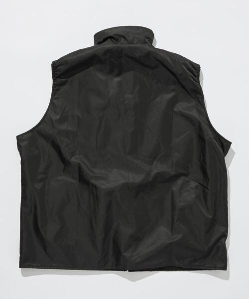 green label relaxing（グリーンレーベルリラクシング）の「【WEB限定】＜GLR or＞ 2way スタンド リバーシブル ベスト -ユニセックス-（ベスト・メンズ・ブラック/オリーブ・S/M/L）」の17枚目の写真