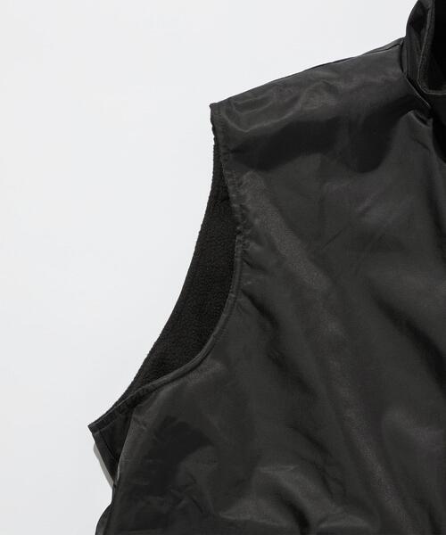 green label relaxing（グリーンレーベルリラクシング）の「【WEB限定】＜GLR or＞ 2way スタンド リバーシブル ベスト -ユニセックス-（ベスト・メンズ・ブラック/オリーブ・S/M/L）」の19枚目の写真