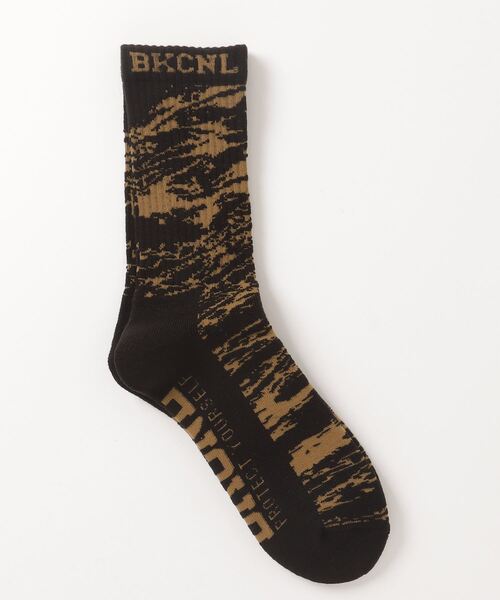 Back Channel（バックチャンネル）の「CAMO SOCKS（ソックス/靴下・メンズ・ホワイト/ブラック/ミックスグレー・FREE）」の4枚目の写真