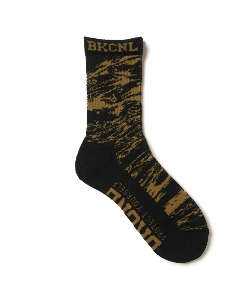 Back Channel（バックチャンネル）の「CAMO SOCKS（ソックス/靴下・メンズ・ホワイト/ブラック/ミックスグレー・FREE）」の2枚目の写真