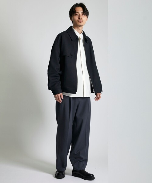 city（シティ）の「STORMFLAP ZIP UP BLOUSON/ガンフラップ ジップブルゾン（ブルゾン・メンズ・ブラック/ブラウン・1/2/3）」の15枚目の写真