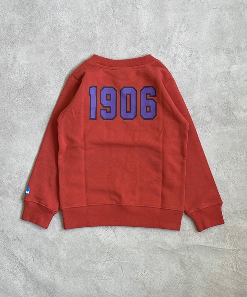 NCAA（エヌシーエーエー）の「【NCAA】アーチロゴトレーナー（100～140cm）（スウェット・キッズ・ブラック/レッド/キナリ・100/110/120/130/140）」の9枚目の写真