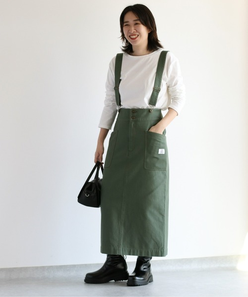 GUNG HO（ガンホー）の「【GUNG HO】サスペンダースカート（スカート・レディース・ブラック/オリーブ・M）」の11枚目の写真