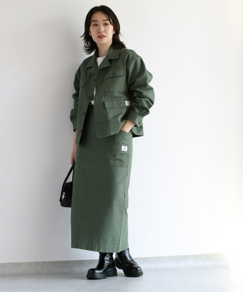 GUNG HO（ガンホー）の「【GUNG HO】サスペンダースカート（スカート・レディース・ブラック/オリーブ・M）」の8枚目の写真