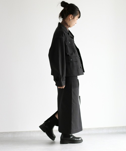 GUNG HO（ガンホー）の「【GUNG HO】サスペンダースカート（スカート・レディース・ブラック/オリーブ・M）」の10枚目の写真