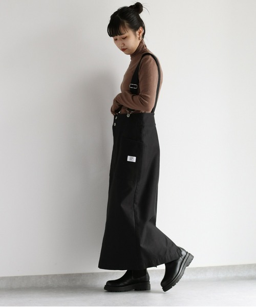 GUNG HO（ガンホー）の「【GUNG HO】サスペンダースカート（スカート・レディース・ブラック/オリーブ・M）」の18枚目の写真