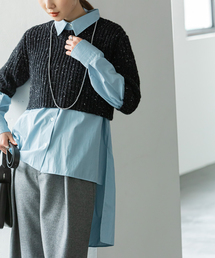 Noble♡アンゴラニット NOBLE ノーブル】アンゴラシャギータートルネックプルオーバー◇[品番