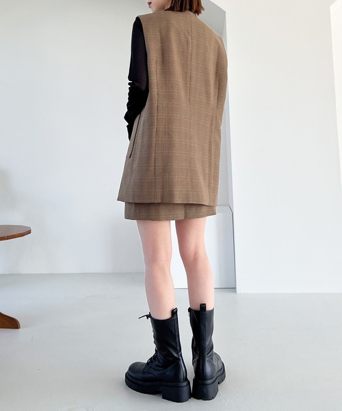 Heather(ヘザー)の「【SETUP対応】2PSETテーラードジャケット 162315(テーラードジャケット・レディース・ブラウン系/グレー系・FREE)」の20枚目の写真
