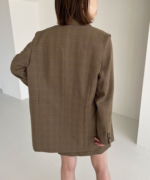 Heather(ヘザー)の「【SETUP対応】2PSETテーラードジャケット 162315(テーラードジャケット・レディース・ブラウン系/グレー系・FREE)」の4枚目の写真