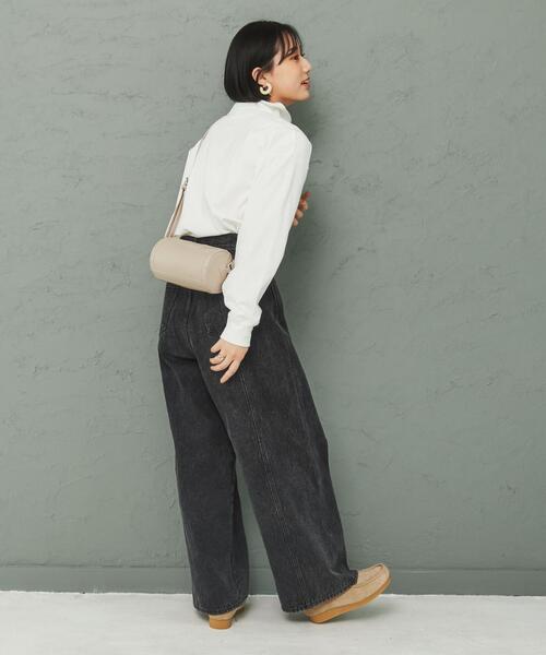 coen（コーエン）の「USAコットンロゴプリントオフタートルロングスリーブTシャツ（Tシャツ/カットソー・レディース・ホワイト/ケリー/ナチュラル・L/M）」の12枚目の写真