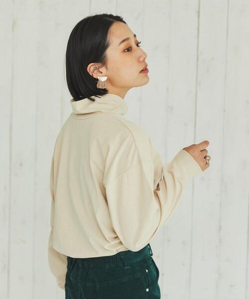 coen（コーエン）の「USAコットンロゴプリントオフタートルロングスリーブTシャツ（Tシャツ/カットソー・レディース・ホワイト/ケリー/ナチュラル・L/M）」の21枚目の写真