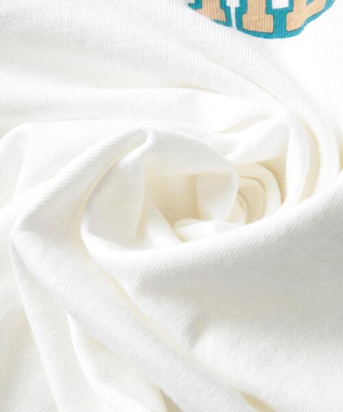 coen（コーエン）の「USAコットンロゴプリントオフタートルロングスリーブTシャツ（Tシャツ/カットソー・レディース・ホワイト/ケリー/ナチュラル・L/M）」の18枚目の写真