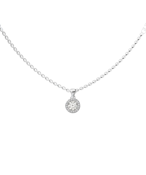 Guess（ゲス）の「COLOR MY DAY Emerald Cz Charm Necklace（ネックレス・レディース・シルバー/ゴールド・ONE SIZE）」の3枚目の写真