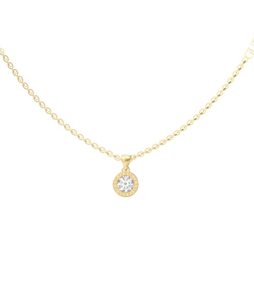 Guess（ゲス）の「COLOR MY DAY Emerald Cz Charm Necklace（ネックレス・レディース・シルバー/ゴールド・ONE SIZE）」の4枚目の写真