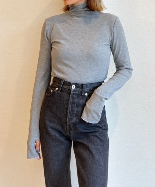 Vicente（ヴィセンテ）の「Standard cut neck tops（Tシャツ/カットソー・レディース・ホワイト/ブラック/グレー・FREE）」の12枚目の写真