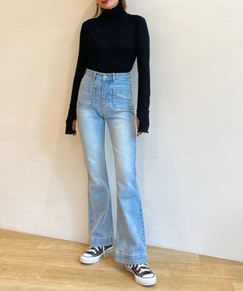 Vicente（ヴィセンテ）の「Standard cut neck tops（Tシャツ/カットソー・レディース・ホワイト/ブラック/グレー・FREE）」の11枚目の写真