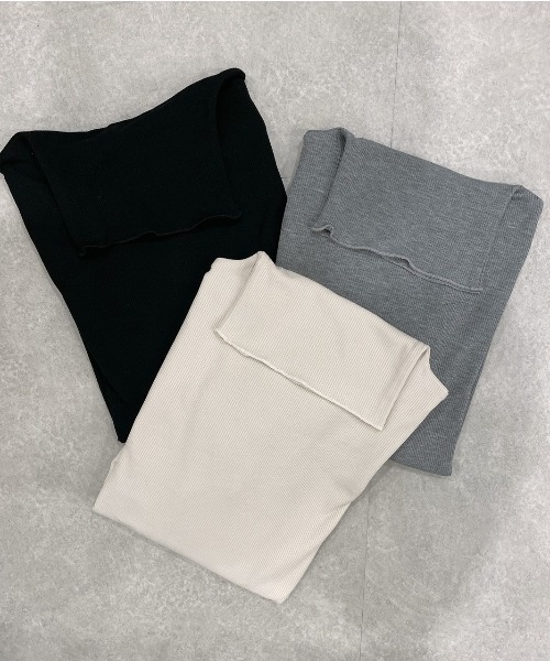 Vicente（ヴィセンテ）の「Standard cut neck tops（Tシャツ/カットソー・レディース・ホワイト/ブラック/グレー・FREE）」の13枚目の写真