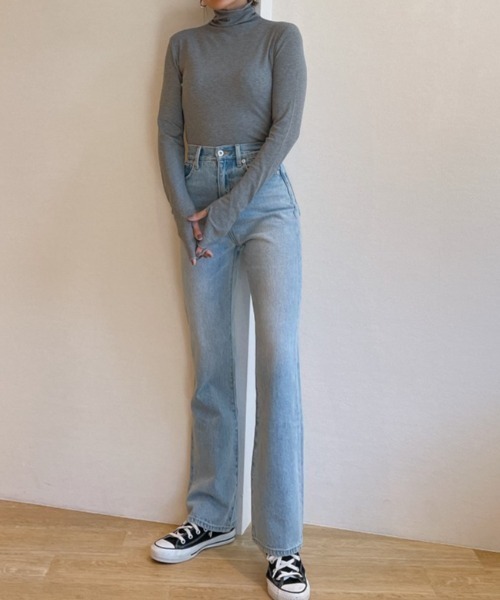 Vicente（ヴィセンテ）の「Standard cut neck tops（Tシャツ/カットソー・レディース・ホワイト/ブラック/グレー・FREE）」の15枚目の写真