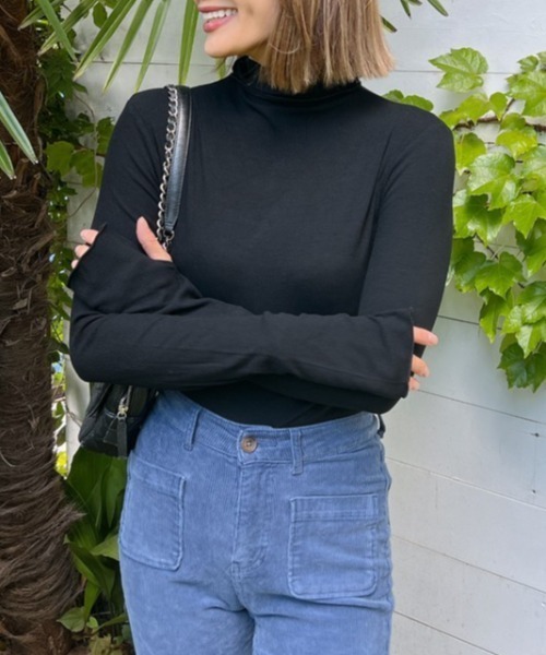 Vicente（ヴィセンテ）の「Standard cut neck tops（Tシャツ/カットソー・レディース・ホワイト/ブラック/グレー・FREE）」の22枚目の写真