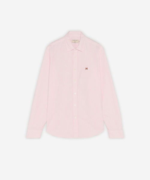 Maison Kitsune(メゾンキツネ)の「JP EXCLUSIVE FOX HEAD EMBROIDERY STRIPE SHIRT(シャツ/ブラウス・メンズ・ブルー系その他/ライトピンク/ネイビー系/レッド系その他・S/M/L/XL/XS/XXS)」の3枚目の写真