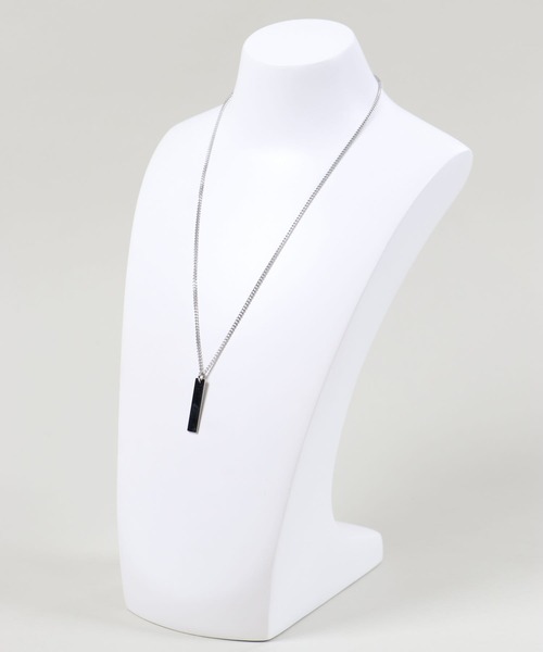 SPINNS（スピンズ）の「SQRBOUモチーフ チェーンネックレス（ネックレス・メンズ・シルバー・ONESIZE）」の4枚目の写真