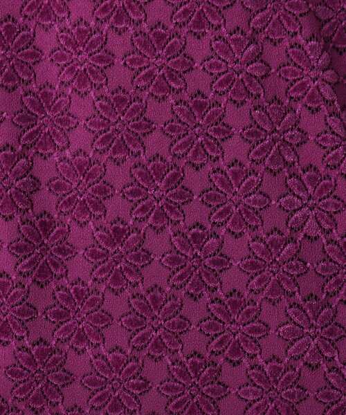 OPAQUE.CLIP（オペークドットクリップ）の「◆モールフラワーマーメイドスカート（スカート・レディース・ダークブラウン/パープル系・38/36）」の21枚目の写真