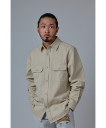 BIG MIKE | BIG MIKE ビッグマイク / HEAVY FLANNEL SHIRTS 長袖ヘビーフランネルシャツ チェック ストライプ / 102235200 102235201 102235202 102235203 102235204 102235205 102235206 102235207(シャツ/ブラウス)