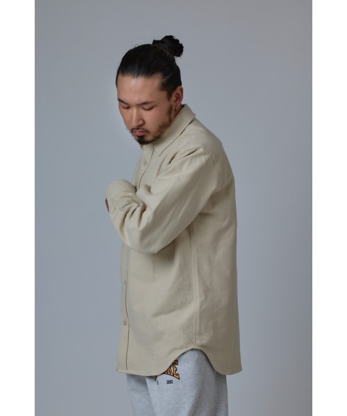 BIG MIKE(ビッグマイク)の「BIG MIKE ビッグマイク / HEAVY FLANNEL SHIRTS 長袖ヘビーフランネルシャツ チェック ストライプ /// 102235200 102235201 102235202 102235203 102235204 102235205 102235206 102235207(シャツ/ブラウス・メンズ・レッド系その他/ブラック×グレー/ベージュ/ブルー系その他/ホワイト×ネイビー/ストライプ/ブラウン系その他/ブラック・SMALL/MEDIUM/LARGE/X-LARGE)」の21枚目の写真