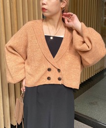 CAPRICIEUX LE'MAGE | クロップジャケット風カーディガン(カーディガン/ボレロ)