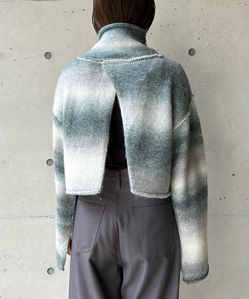 DouDou（ドゥドゥ）の「【WEB限定】【AgAwd/アガウド】グラデーションニット（ニット/セーター・レディース・グレー/ベージュ・FREE）」の22枚目の写真