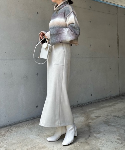 DouDou（ドゥドゥ）の「【WEB限定】【AgAwd/アガウド】グラデーションニット（ニット/セーター・レディース・グレー/ベージュ・FREE）」の21枚目の写真