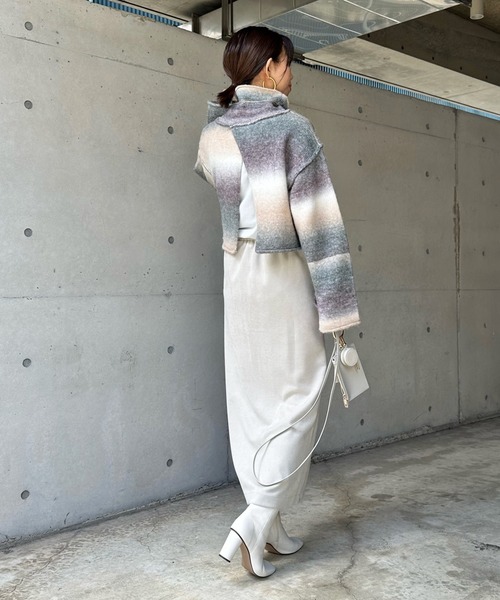 DouDou（ドゥドゥ）の「【WEB限定】【AgAwd/アガウド】グラデーションニット（ニット/セーター・レディース・グレー/ベージュ・FREE）」の18枚目の写真