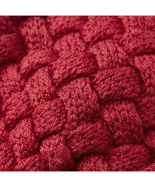 MIKI HOUSE 赤いベレー帽 リボン付き セールニットベレー帽 ぼん天＆リボン付（ニットキャップ⁄ビーニー