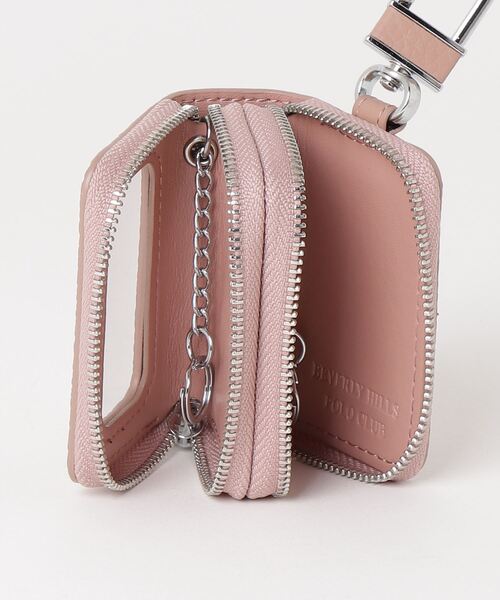 BEVERLY HILLS POLO CLUB（ビバリーヒルズポロクラブ）の「【BEVERLY HILLS POLO CLUB】ダブルキーケース BHG3000（キーケース/キーアクセサリー・レディース・ブルー/グレイッシュベージュ/サックスブルー/ブラック/ピンク/グレー/イエロー/オレンジ・FREE）」の11枚目の写真
