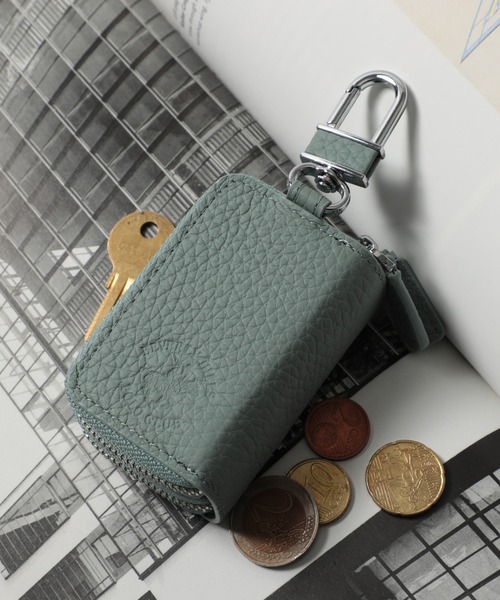 BEVERLY HILLS POLO CLUB（ビバリーヒルズポロクラブ）の「【BEVERLY HILLS POLO CLUB】ダブルキーケース BHG3000（キーケース/キーアクセサリー・レディース・ブルー/グレイッシュベージュ/サックスブルー/ブラック/ピンク/グレー/イエロー/オレンジ・FREE）」の5枚目の写真