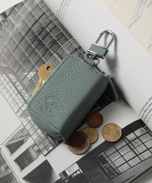 BEVERLY HILLS POLO CLUB（ビバリーヒルズポロクラブ）の「【BEVERLY HILLS POLO CLUB】ダブルキーケース BHG3000（キーケース/キーアクセサリー・レディース・ブルー/グレイッシュベージュ/サックスブルー/ブラック/ピンク/グレー/イエロー/オレンジ・FREE）」の13枚目の写真
