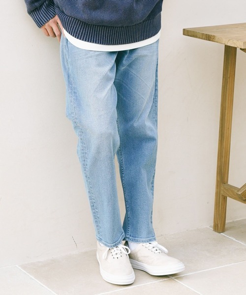 BAYFLOW（ベイフロー）の「リラックステーパードデニムパンツ 23SS（デニムパンツ・メンズ・ライトブルー/ネイビー・MEDIUM/LARGE）」の2枚目の写真