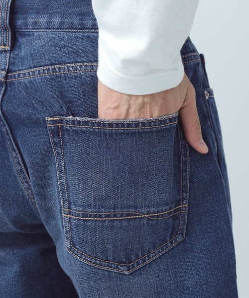 BAYFLOW（ベイフロー）の「リラックステーパードデニムパンツ 23SS（デニムパンツ・メンズ・ライトブルー/ネイビー・MEDIUM/LARGE）」の4枚目の写真