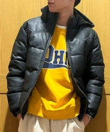 フェイクレザーアウター