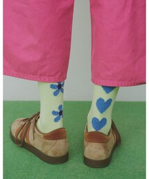 ROSTER SOX ×BEAMS BOY / 別注 Flower & Heart Sox