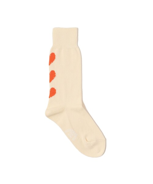 BEAMS BOY(ビームスボーイ)の「ROSTER SOX ×BEAMS BOY / 別注 Flower & Heart Sox(ソックス/靴下・レディース・オフホワイト/イエロー系その他5・ONE SIZE)」の5枚目の写真