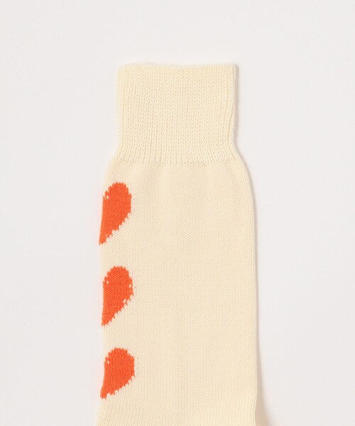 BEAMS BOY(ビームスボーイ)の「ROSTER SOX ×BEAMS BOY / 別注 Flower & Heart Sox(ソックス/靴下・レディース・オフホワイト/イエロー系その他5・ONE SIZE)」の6枚目の写真