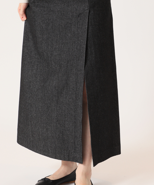 Charles Chaton（シャルルシャトン）の「スリットデニムスカート（デニムスカート・レディース・ブラック・34/36）」の15枚目の写真